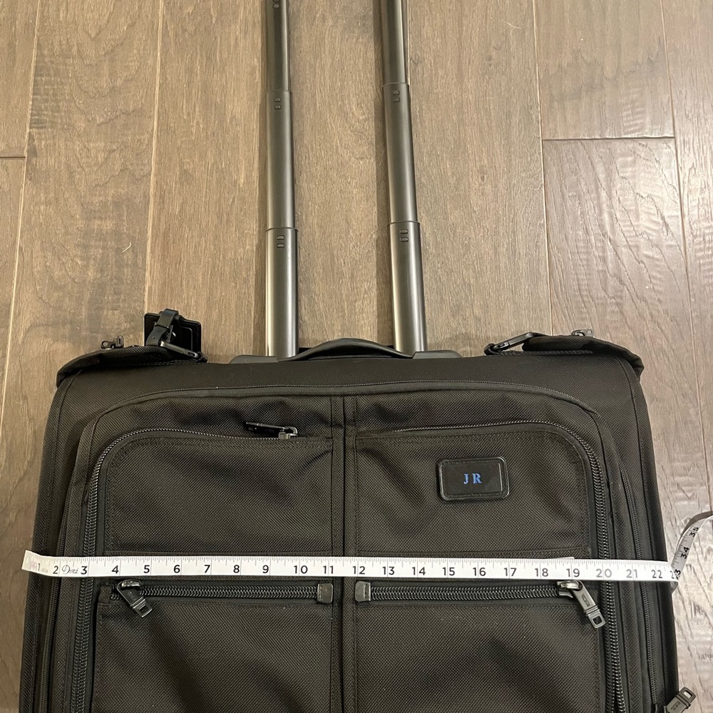 Tumi Black Luggage Travel Bag Durable